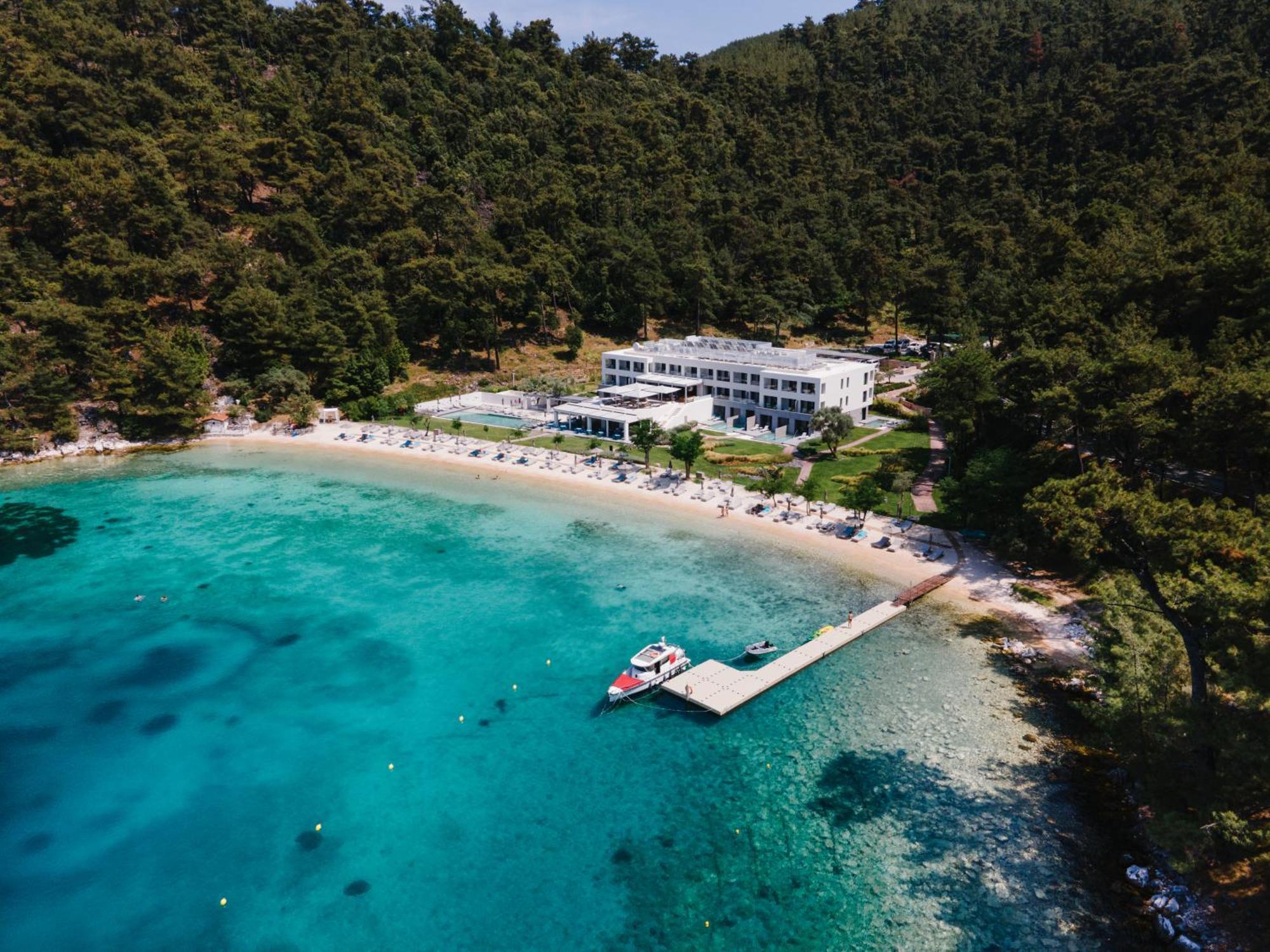 Vathi Cove Luxury Resort & Spa Chrysi Ammoudia Bagian luar foto